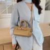 Modern Urban Small Shoulder Bag Made Of Leather With Stitching Details For Women