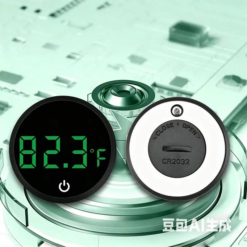 Lcd Digital Fish Tank Mini Thermometers Aquarium Self-Adhesive Thermometer  Large Screen Monitor Terrarium Temperature Meter