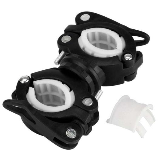 Fahrrad Frontlicht Taschenlampe Clip Halterung 360 Grad Drehung Taschenlampenhalter