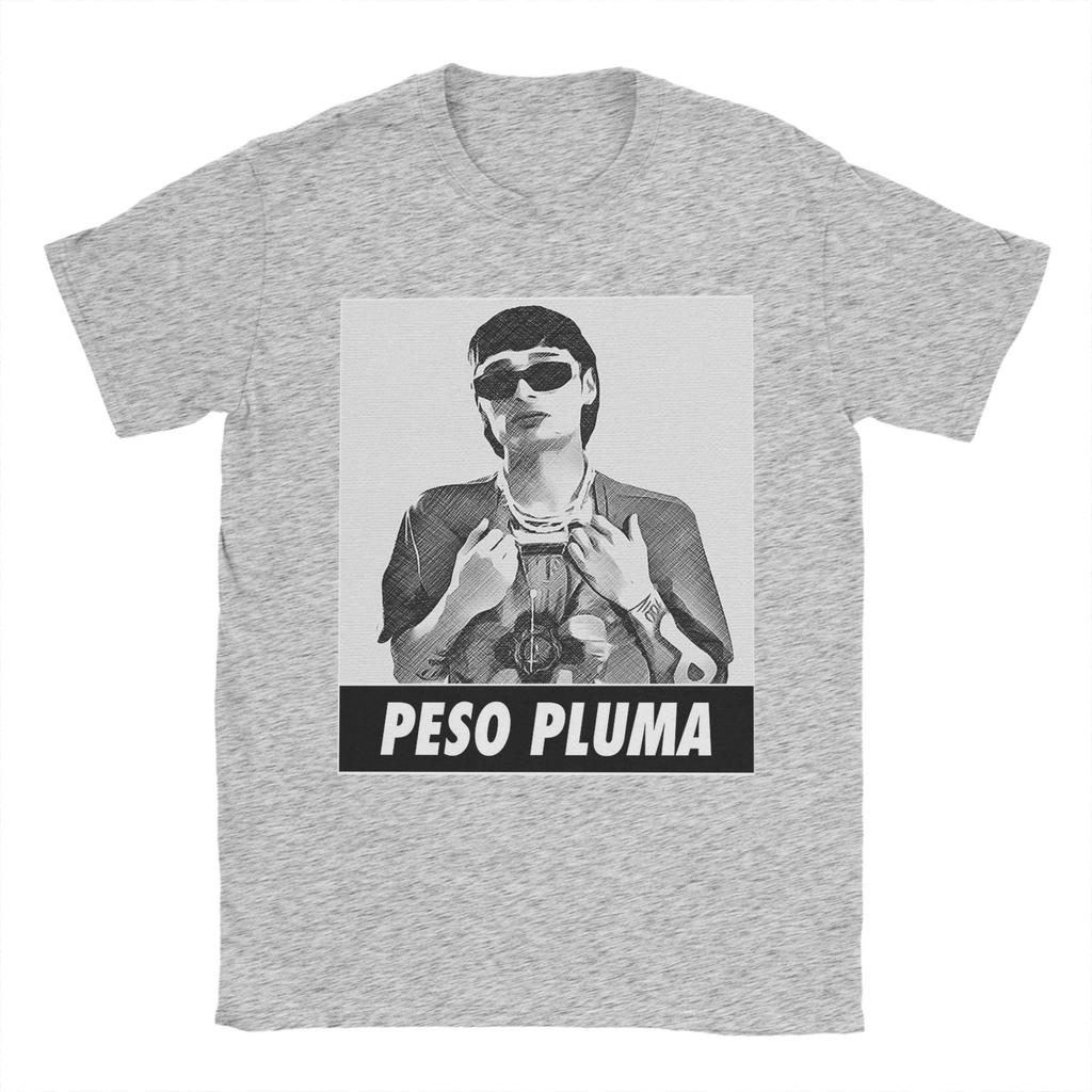 Casual TShirt Beach Peso Pluma Novelty TShirts  Cotton Tee Shirt for Mens Y2K Funny Pattern Short Sleeve Tees