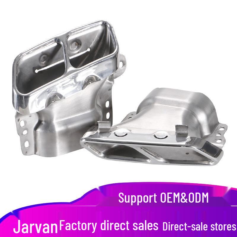 

Stainless Steel Square Exhaust Tip Cover for Mercedes R/S/ML Class W211 W176 Modified Exhaust Pipe