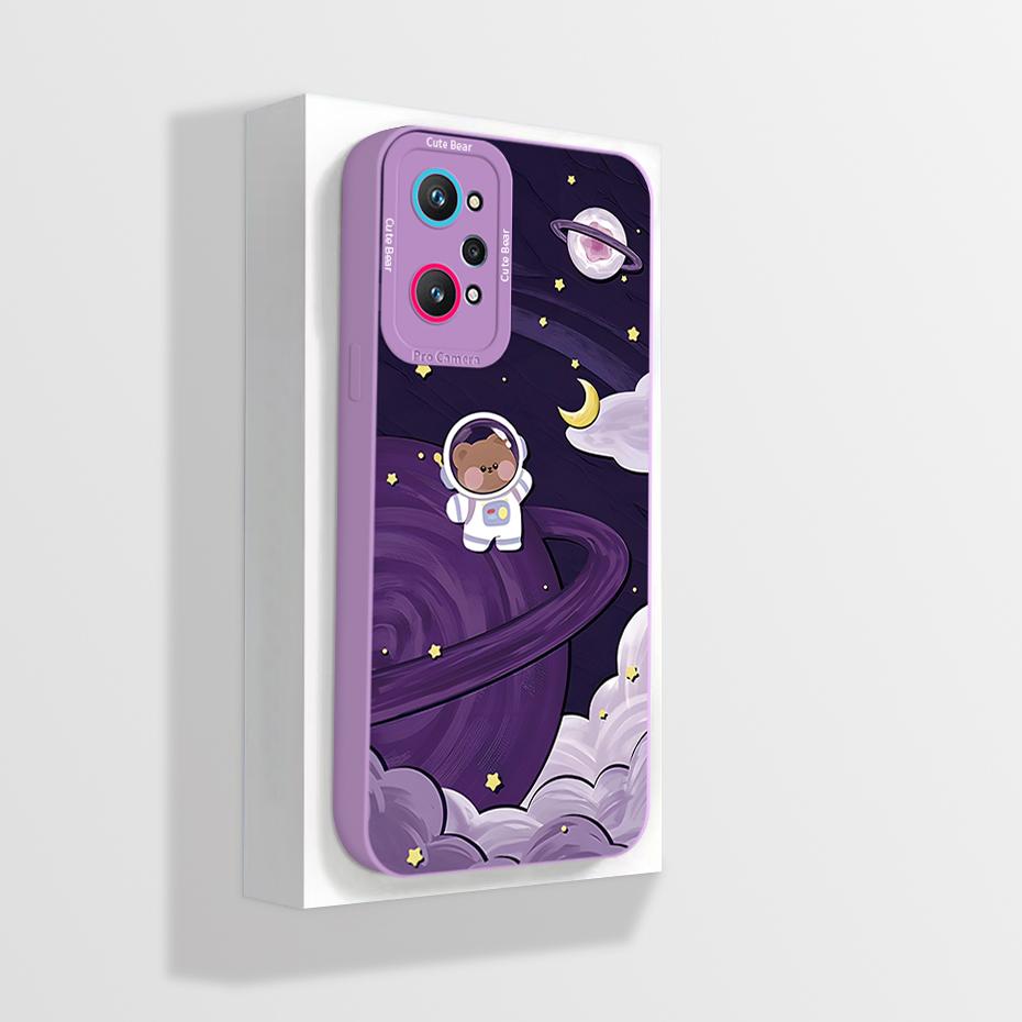 

For Realme GT Neo 2 Case Aesthetic Astronaut Silicone Soft TPU Rubber Protective Cover For Realme GT Neo 3T 2 2T GT2 Case Capa Realme GT Neo