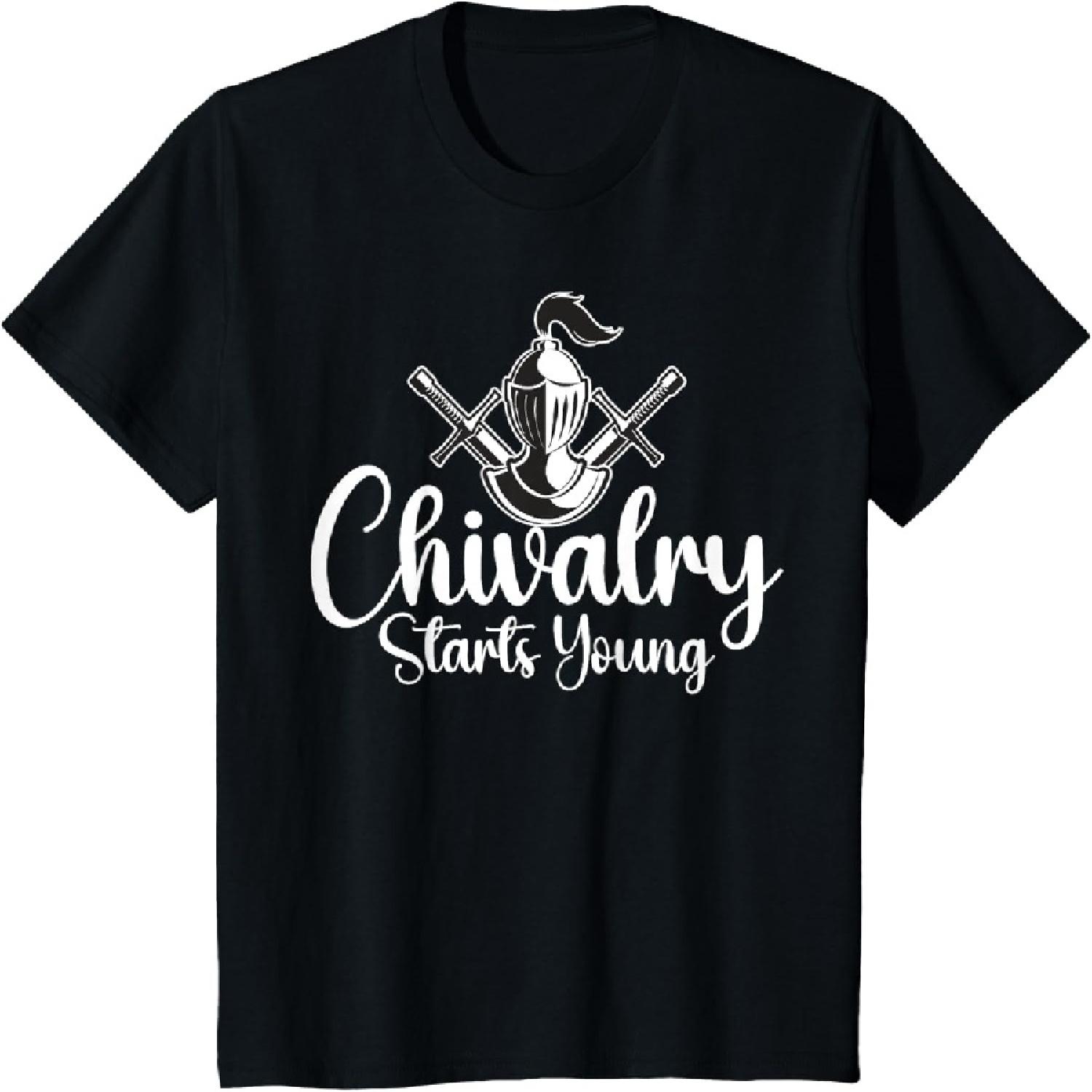 Kids Chivalry Starts Young Knight T-Shirt XXXXXL разноцветный