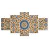 18 Stile 5 Stück Der Koran Motto Moschee Poster Wandkunst Leinwand HD Gedruckt Islamische Kalligraphie Ölgemälde Bilder Heimdekoration