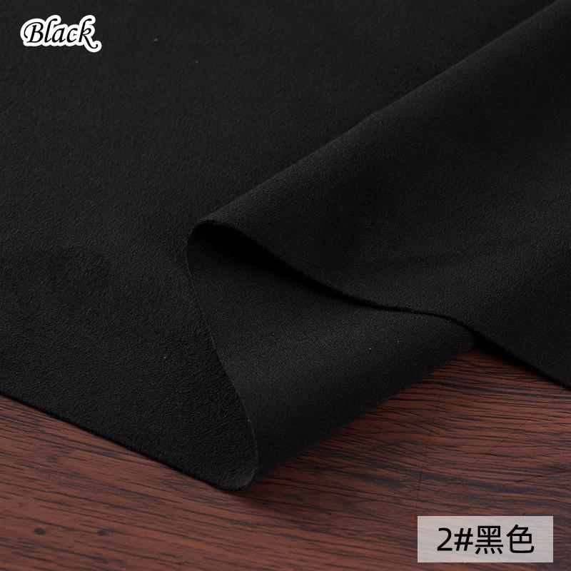 Suede Knitted Air Layer Fabric Brushed Elasticity High Quality Soft Smooth Delicate for Sewing Clothes 860g/m
