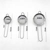 High-Temperature Stainless Steel Strainer Set: Corrosion-Resistant Soy Milk Sieve, Oil Separator, and Frothing Spoon (3-Piece)