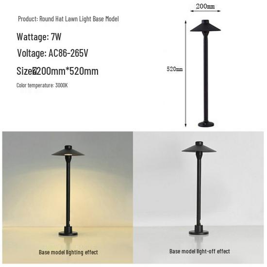 

Waterproof Rustproof LED Garden Path Light - Aluminum Outdoor Lighting for Villas and Courtyards