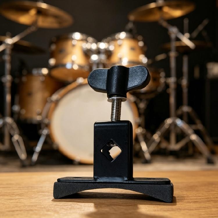 Compacts Drum Side Clamp Drum Side Clip Fastener Tool With Multiple Angles Adjustment For Multipurpose Playing Styles