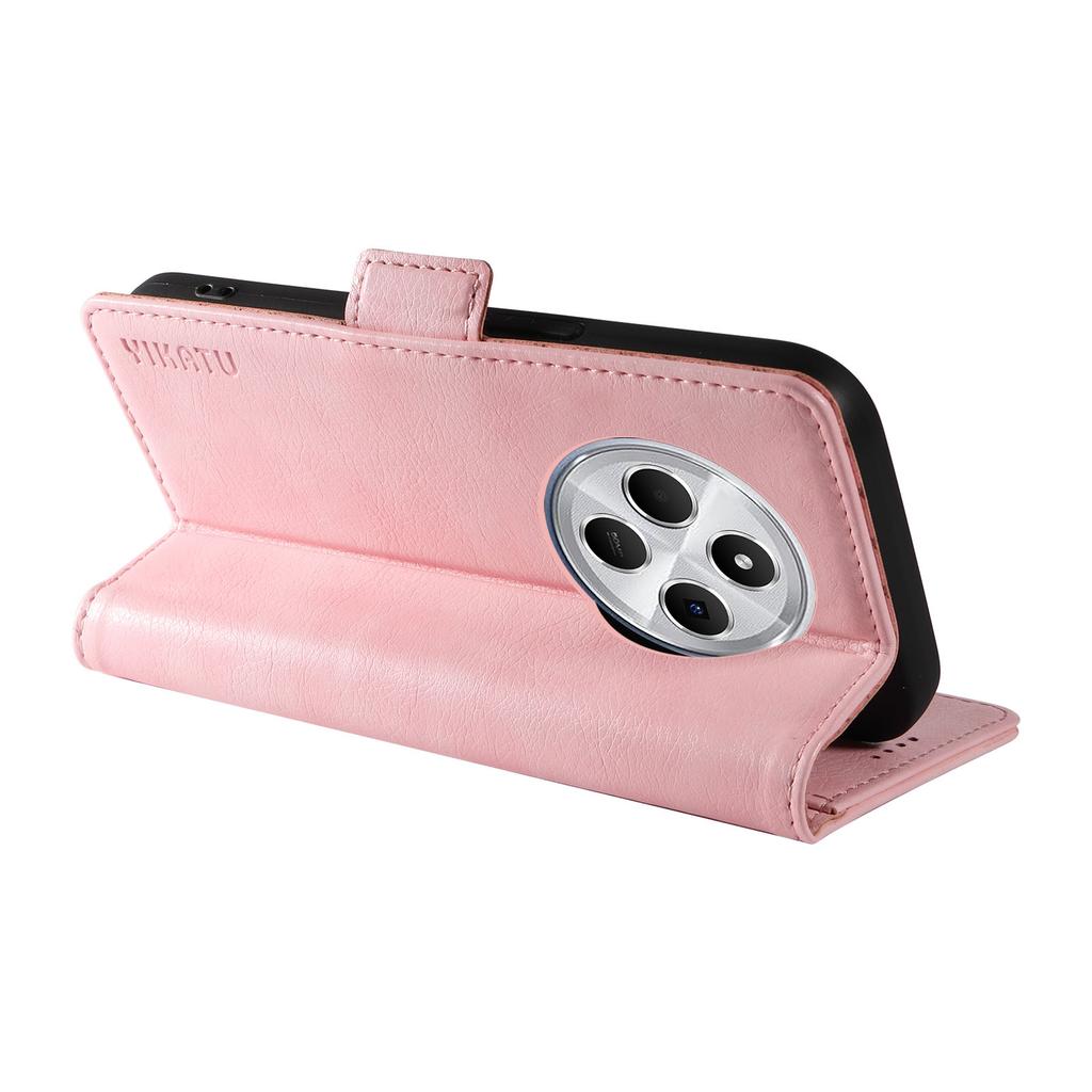 YIKATU YK-007 For Xiaomi Poco C75 4G/Redmi 14R 5G/14C 4G Case Side Buckle PU Leather Phone Cover Litchi Texture