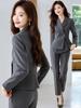 Women's Professional Suit Set - Spring/Autumn Workplace Blazer for Interviews In Goddess Style
