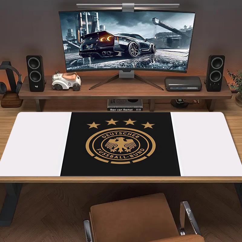 Germany National Football Team Print Cushion Non-slip Laptop Tablet Big Mousepad XXL Mat Mini PC Playmat With Lock Edge