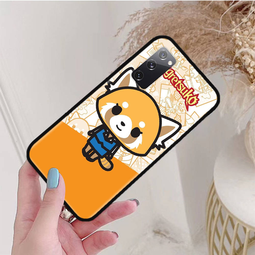 Black Case for Xiaomi Poco X6 X4 M5 M6 F5 F6 C65 C55 C50 C51 C40 Pro Redmi 14C A3X 13C 12C 11T 10A 9C Note 7 6 8A Plus L-25 Aggretsuko