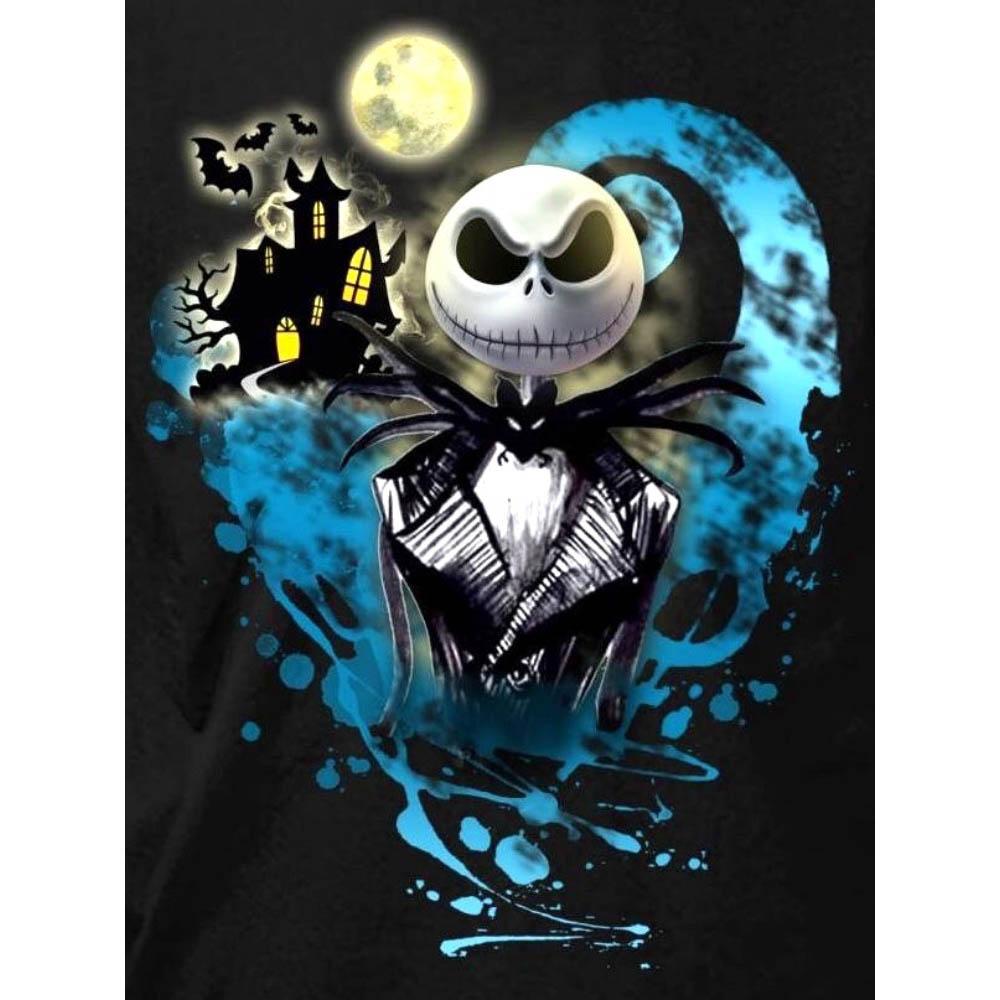 Skull Jack Sally Couple Diamond Painting New Full Diamond Nightmare Before Christmas Themed Handmade DIY Diamond Embroidery Material Pack