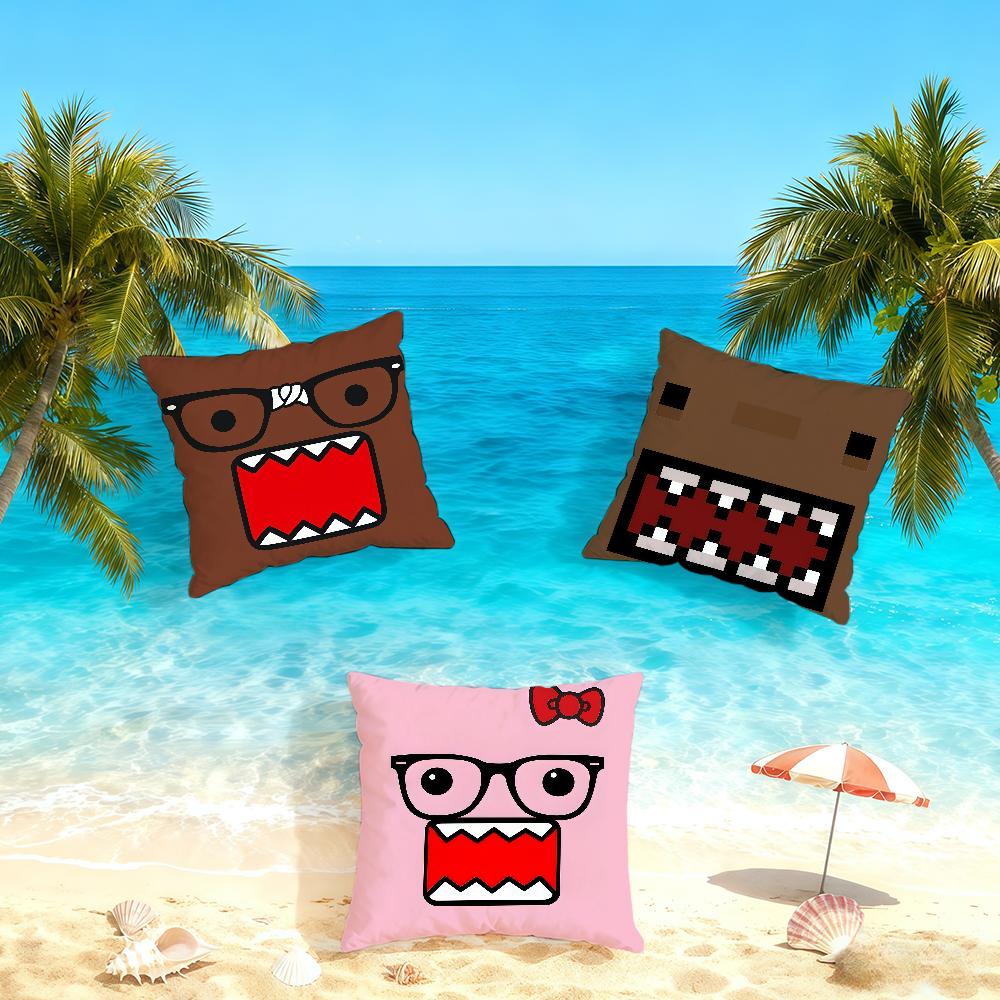 Cartoon D-Domo kun Cute cushion cover Home Office Convenient Nordic Simplicity Hit With Zipper Cushion Cover