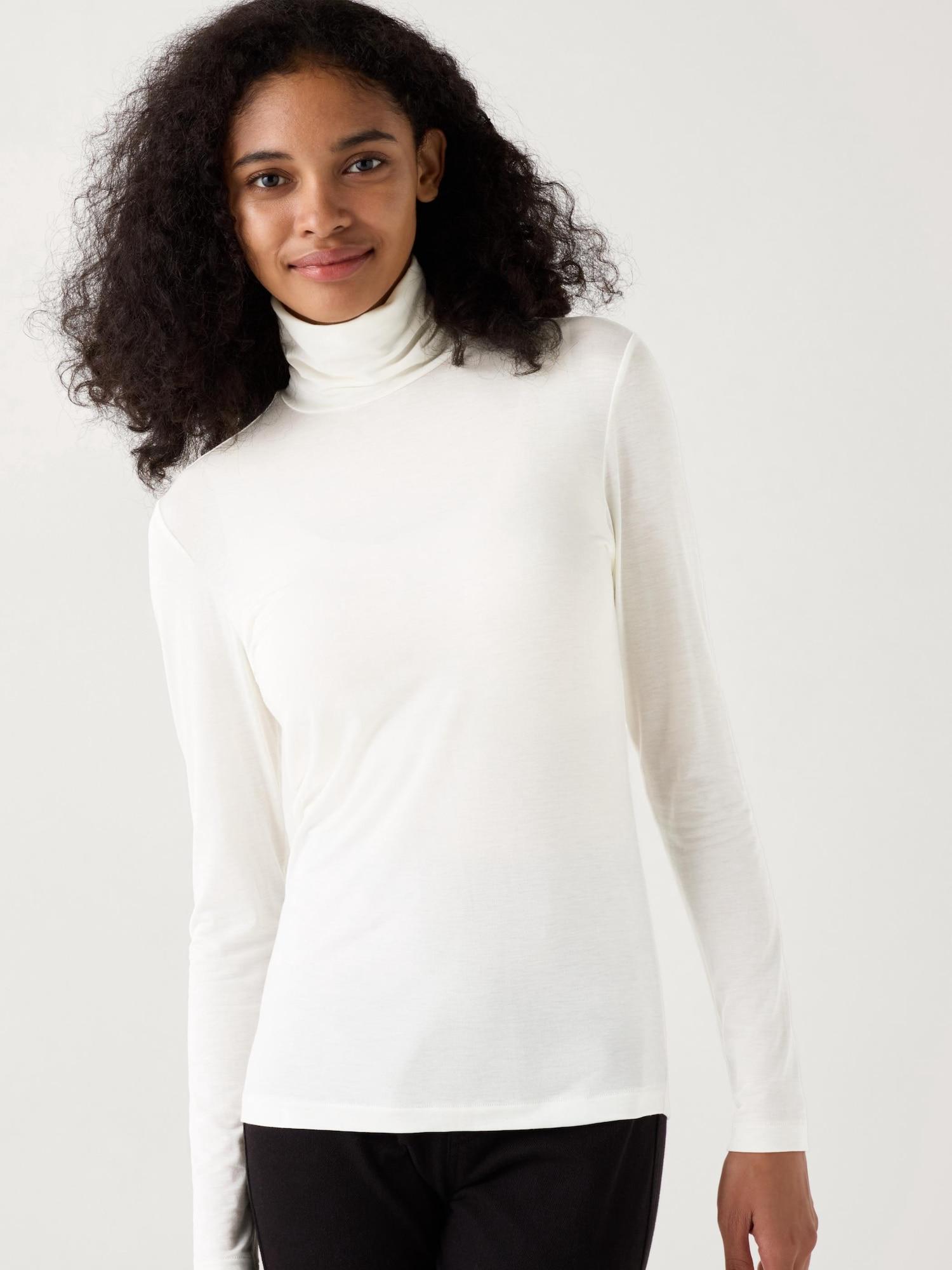 

Футболка-водолазка Uniqlo HeaTTech Ultra LighT с длинным рукавом 01 OFF WHITE/WOMEN XS