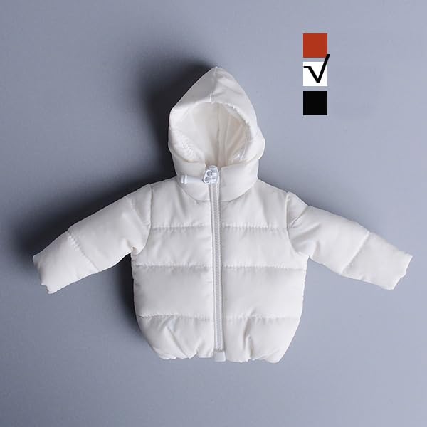

1/12 scale down jacket, trendy windproof cold weather jacket (body, head, shoes, etc. not included)