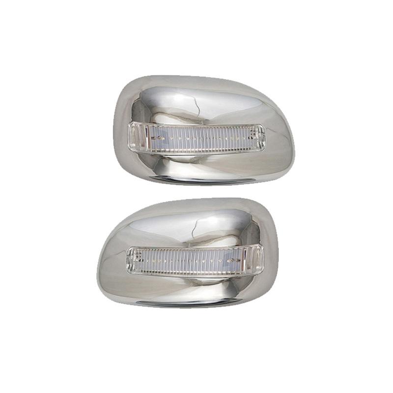 ABS Plastic Car Rearview Accessories Door Mirror Cover With Led For Toyota Premio T240 2002 2003 2004 2005 2006 2007 Car Upgrade