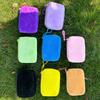 Solid Color Plush Coin Purse & Earphone Case - Cute, Simple Storage Pouch