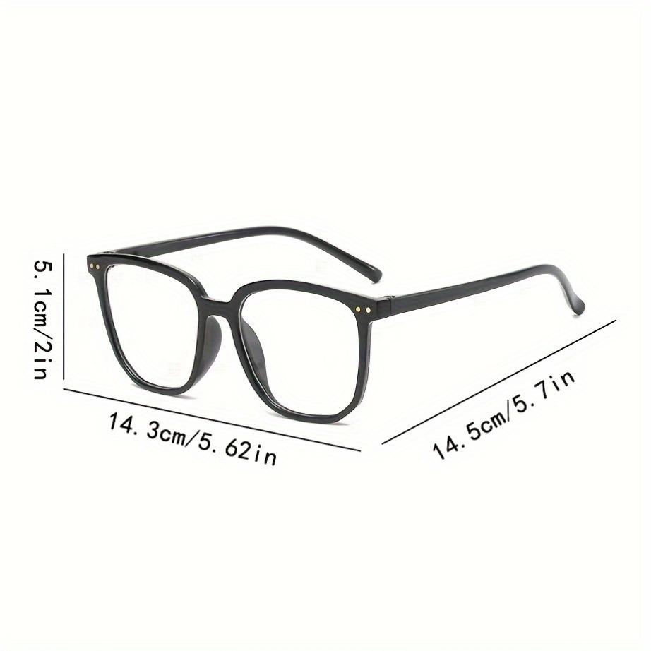 Korean-Style Minimalist Oversized Square Fashion Glasses for Women
