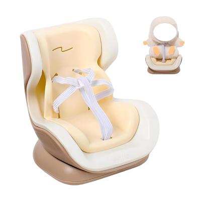 Yurika Plush Car Seat, Cute Doll Car Seat Vent Clip, Small Doll Safety Seat, Doll Stroller Car Ornament, Anti-Tilt Structure, Mini Doll Car Seat,