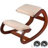 Ergonomic Kneeling Chair 99.8 Kg Load Capacity Kneeling Posture Desk Chair Stool with Hip Cushion Kneeling Ergonomic Stool for Home Office Good