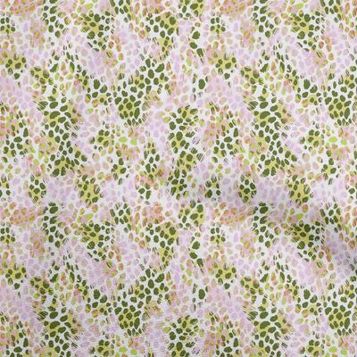 Cotton Flex Green2 Fabric Animals Quilting Supplies Print Sewing Fabric By The Yard 40 Inch