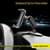 Rotating Rearview Mirror Phone Mount with Dashboard Clip