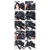 Classy-WILD MAN Waterproof Bicycle Front Bag With Touch Screen Phone Holder Mountain Bike Front  Bag Black+Red