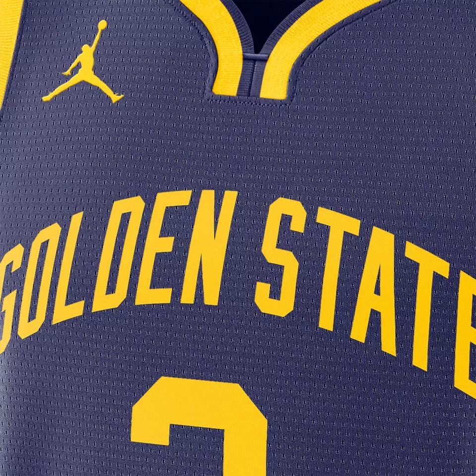 Jordan Alphabet Print Basketball Jersey 22-23 Season Limited Edition Men Tops Blue DO9526-425