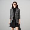 Women's Plaid Blazer Jacket