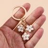 Portachiavi Fiore Smaltato Carino per Donna Ragazze Portachiavi Fiore di Ciliegio Ciondoli per Decorazione Borsa Gioielli Fatti a Mano Fai da Te Regali