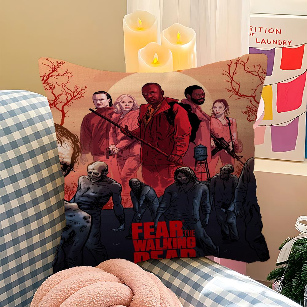 The Walking Dead Poster Personalized Pillow Dust Cover Bedroom Kids Party Decoration Pillowcase Birthday Children Gift