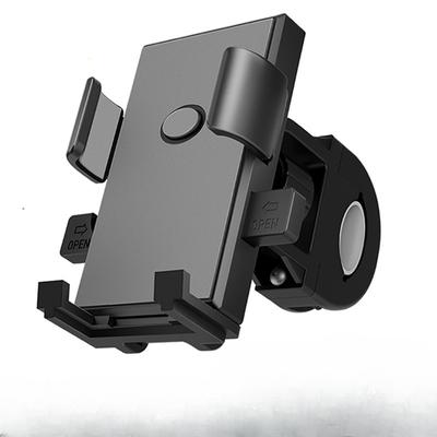 Tek Anahtarlı Kilit Bisiklet Cep Telefonu Tutucu Elektrikli Bisiklet Motosiklet Otomatik Kilit Braketi Cep Telefonu Tutucu Bisiklet Aksesuarları