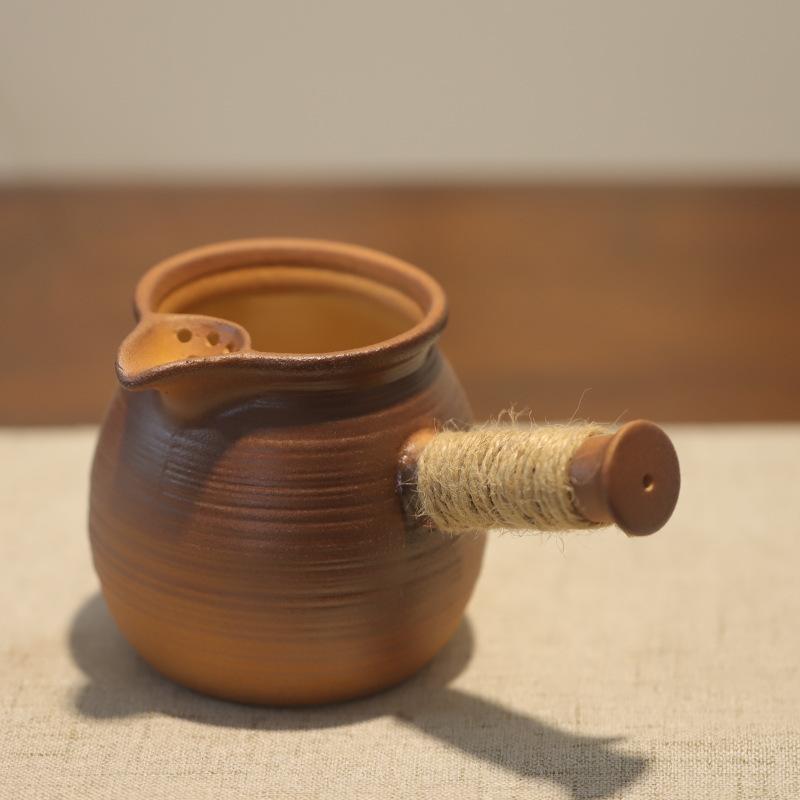 ვინტაჟური კერამიკის თიხის ნახშირის ღუმელი, უხეში კერამიკის გამათბობელი, ჩაის ცეცხლი, ჩაის ღუმელი, ჯანმრთელობისთვის წყლის ადუღების ქვაბი, ქვაბი ნახშირის ღუმელისთვის