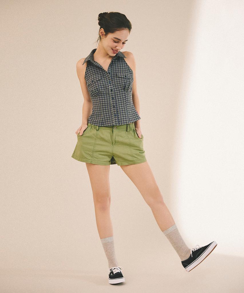 Eialyu Check Sleeveless Shirt