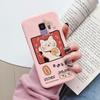 For Samsung Galaxy S9 S 9 Plus Cover Cute Cartoons Heart Cat Soft Silicone Shockproof Phone Case For Samsung S9 S9+ Funda Bumper