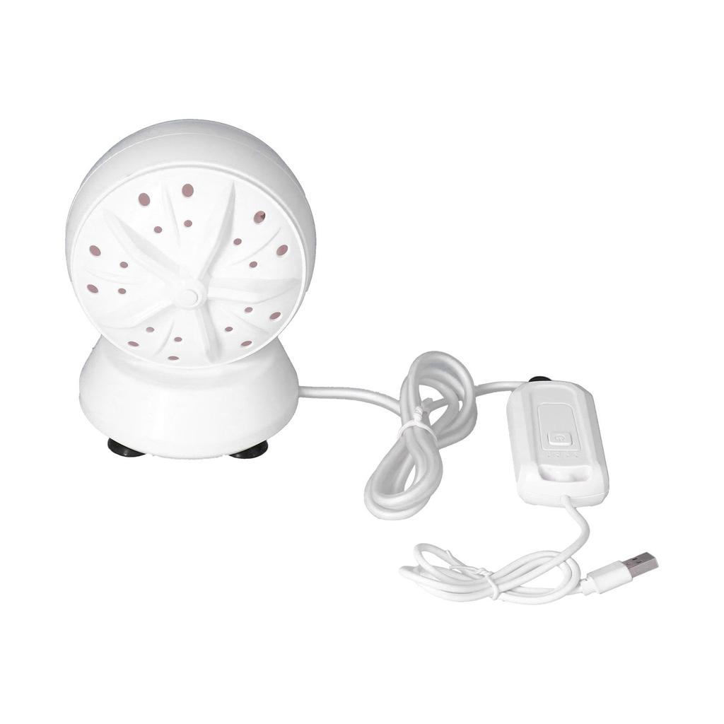 Ultrasonic Dual Turbine Washing Machine Mini Portable Underwear Rotating Washer 100?240VEU Plug