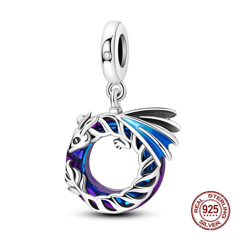 Fit Original 925 Bracelet Magic Star Plate Angel Moon Tree of Life Charms DIY Jewelry Making Women Gift 100% 925 Silver
