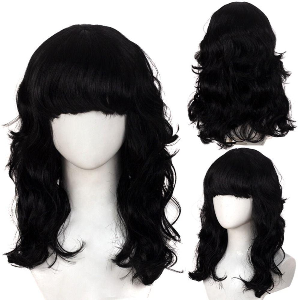 Cosplay Long Curly Wave Wig Synthetic Women Layered Wigs Halloween