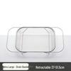 Stainless Steel Retractable Kitchen Sink Draining Basket and Multi-functional Wash Basin Rack