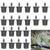 50 ks Zavlažovací kapkovače Nastavitelné mikro postřikovací kapkovače 360stupňové kruhové postřikovače Zavlažovací systém Postřikovače pro květinový záhon Zahradu Trávník