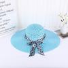 Lady Straw Hat Summer Women Anti-Uv Women Beach Hat Wide Brim Cap Sunshade Lady Straw Hat Fishing Outdoor Wide Brim Cap