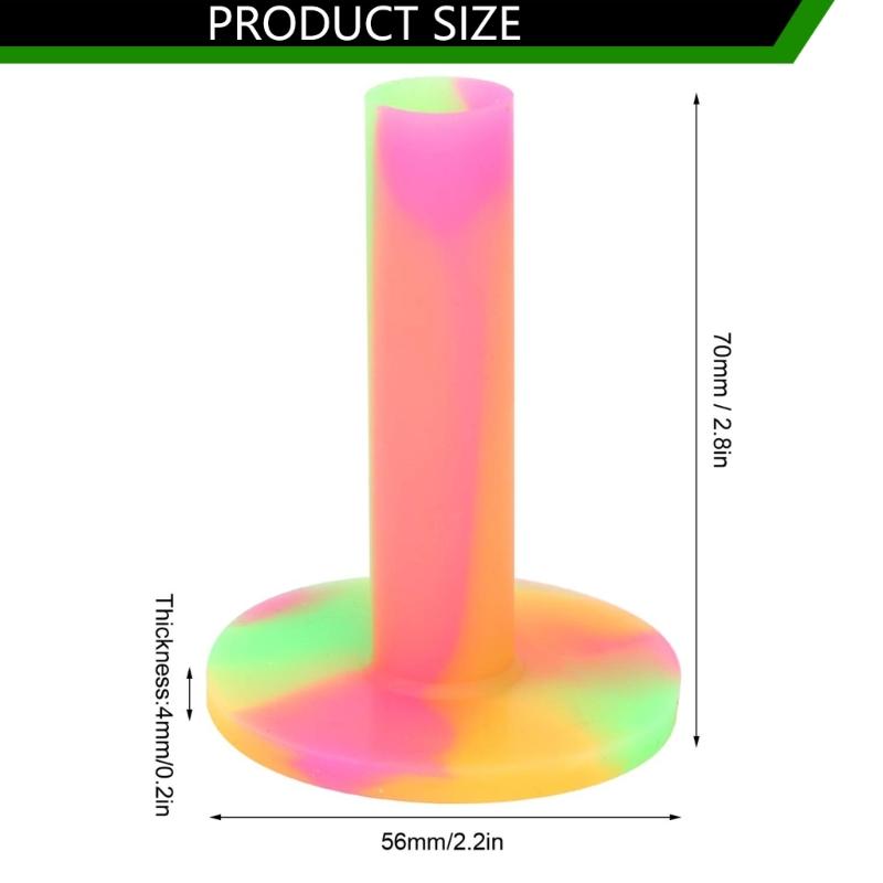 3Pcs Golf Rubber Tees Driving Range Professional Tees Stable Balls Holder Training Driving Range Tees Golf Accessories