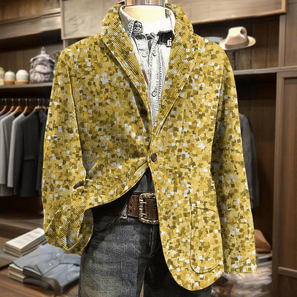 Herren Business Casual Karneval Cordjacke