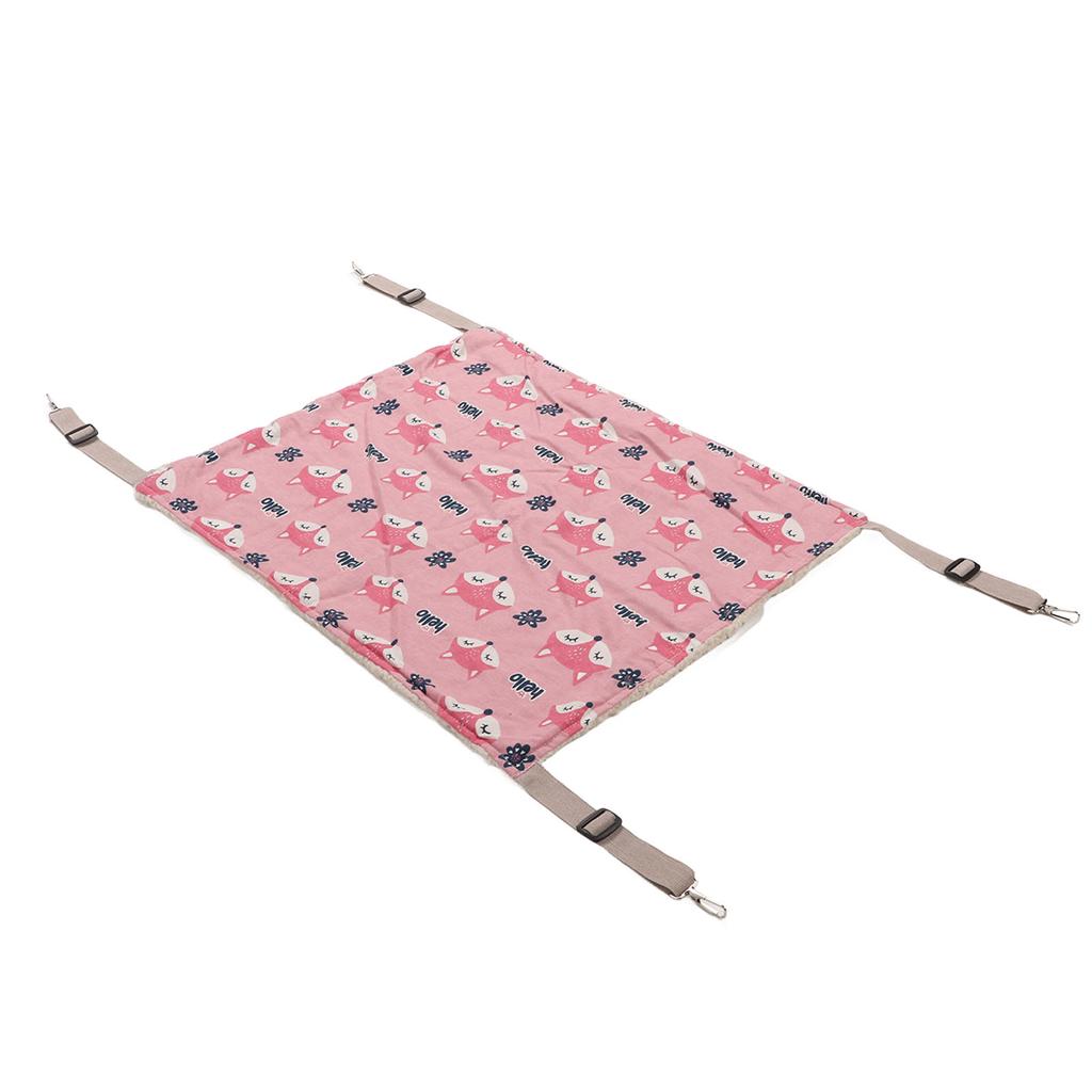 Cat Hammock Soft Comfortable Warm Pet Double Layer Plush Hammock for Rabbits Kittens Hamsters Puppies Ferrets