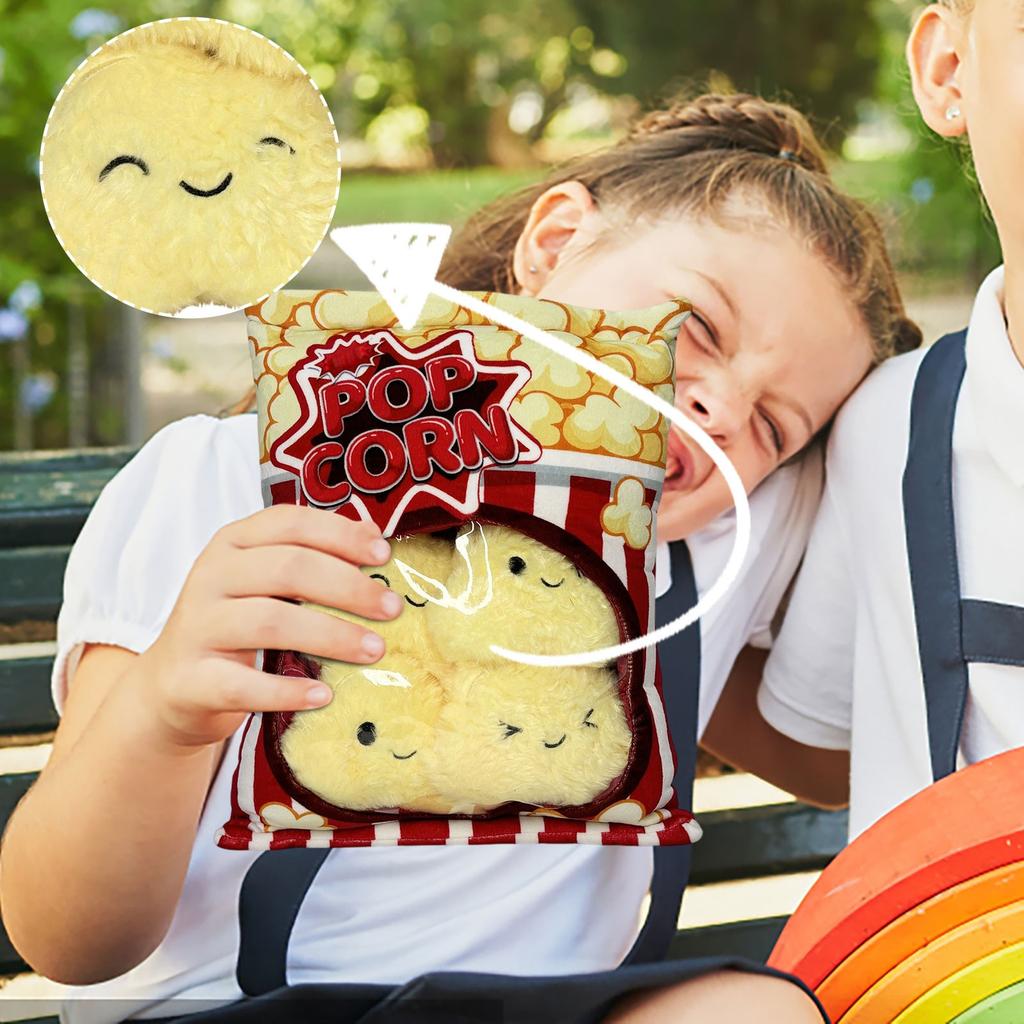 Dinosaurier Plüschtier Popcorn Kombinationspuppe Kindergeburtstagsgeschenk Simulationspuppe Puppenkissen Geschenk