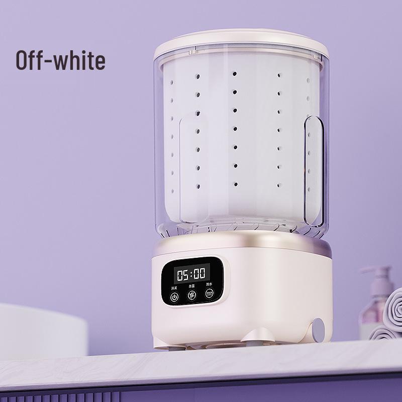 

Portable Mini Wash & Spin Machine for Underwear, Socks, and Small Garments білий
