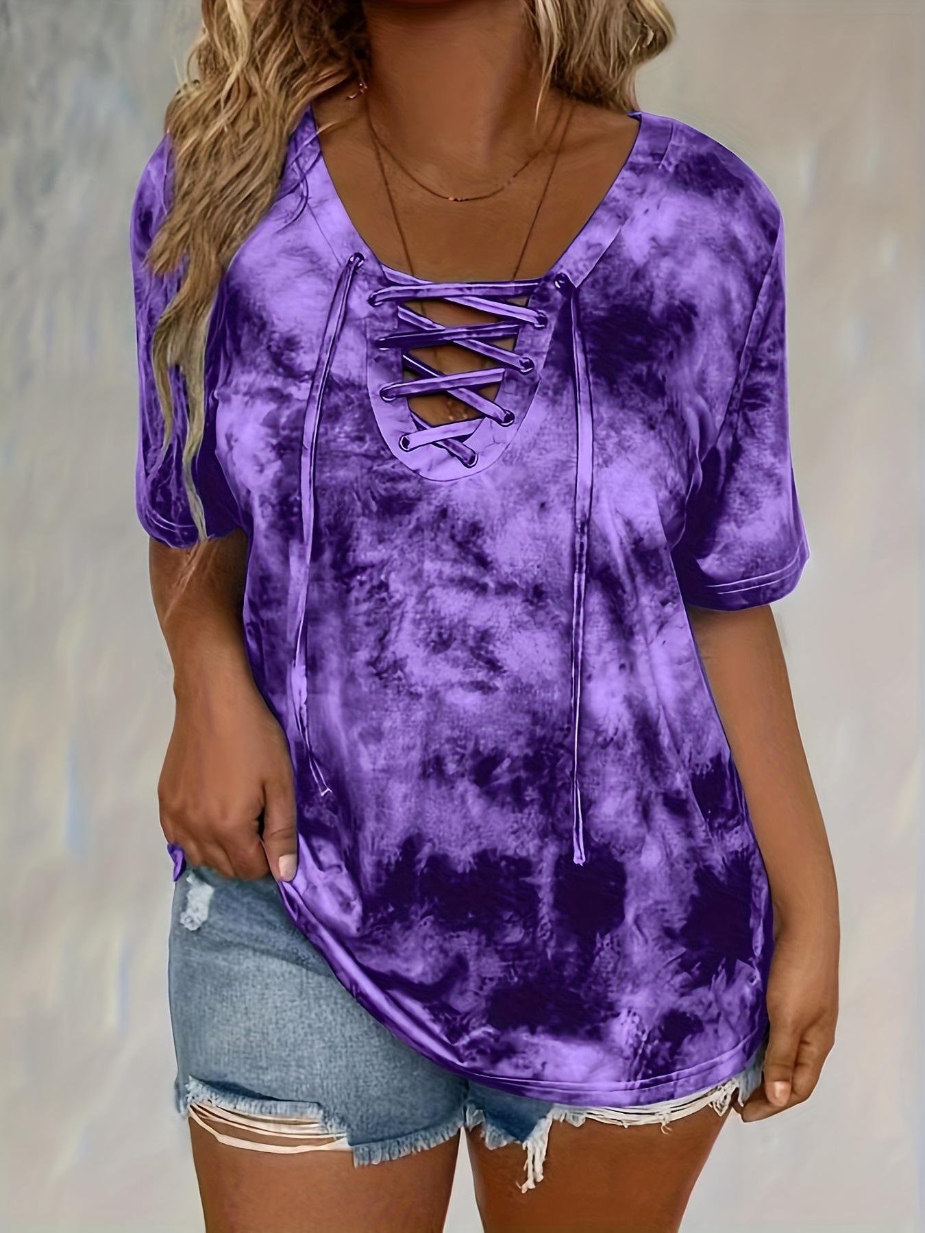 Spring/Summer 2026 Women s Casual Drawstring Loose Elegant Top L