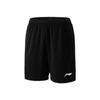 Li-Ning Badminton Series Color Block V-Neck Breathable Short Sleeve Top Comfortable Simple Mid-Waist Shorts Casual Sports Suit AATV041-1