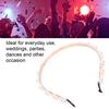 Fashionable Faux Pearl Headband Comfortable Wedding Headband Party Hairband  For Women